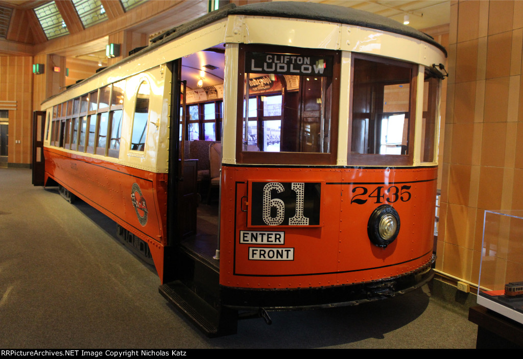 Cincinnati Streetcar Railway #2435